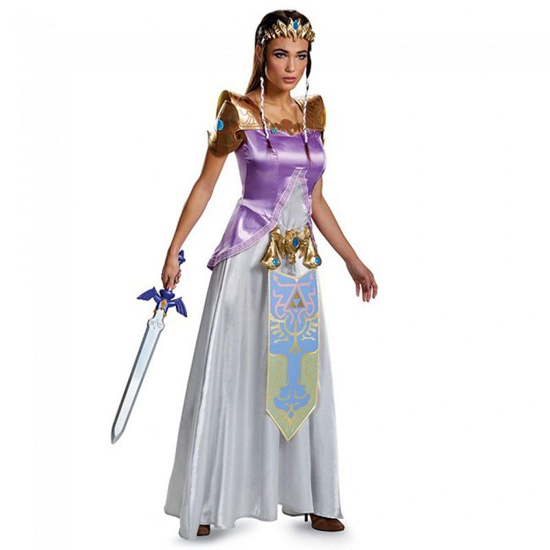 Disguise Legend of Zelda Princess Zelda Deluxe Costume Adult, 1 of 2