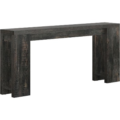Tribesigns 70.9in Narrow Console Table, Wood Sofa Table Behind Couch for Living Room Hallway Entrance