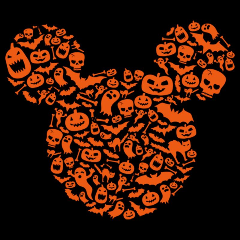 Boy's Disney Mickey and Friends Halloween Silhouette T-Shirt, 2 of 6