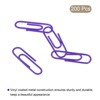 Unique Bargains Small Size Metal Prevent Tearing Pages Home Office Paper Clip 200 Pcs - 3 of 4
