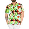 HAPPY BAY Men's Hawaiian Shirts Short Sleeve Button Down Shirt Floral Shirt Men Casual Beach Holiday Hawaii Shirts for Men Funny - 3 of 4