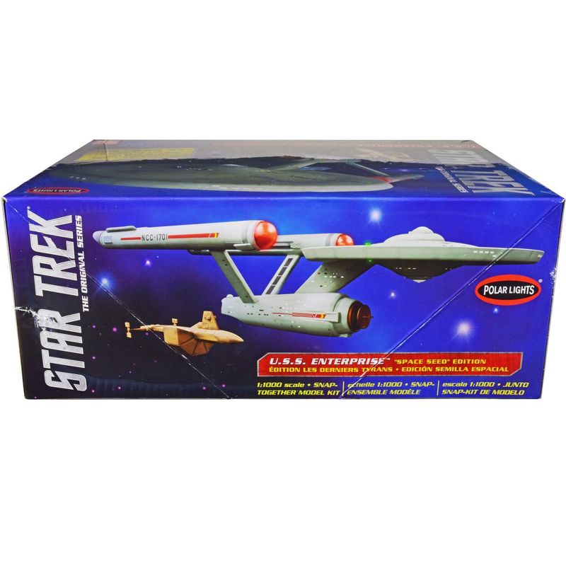 Skill 2 Model Kit Star Trek U.S.S. Enterprise and S.S. Botany Bay "The Original Series" Ed 1/1000 Scale Model by Polar Lights, 3 of 5