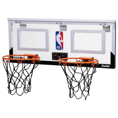 Rally And Roar Indoor Home 2 Player Hoop Dual Shootout Basketball Arcade  Game With Preset Games, Led Scoreboard, Side Netting, 3 Basketballs And  Pump : Target