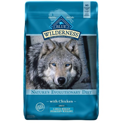 Blue Buffalo Wilderness Grain Free Healthy Weight with Chicken Large Breed Adult Dry Dog Food - 24lbs