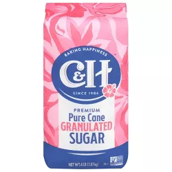 C&H Premium Pure Cane Granulated Sugar - 4lbs