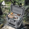 Hooure 30 Quart Cooler with Wheels, Ice Chests Portable Camping Cooler Holds Ice up to 6 Days, Leak-Proof Outdoor Insulated Cooler with Handle - 3 of 4