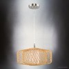 Urban Ambiance Luxury Natural Indoor Pendant,  10''H x 16"W x 16''D,  Natural Rattan Finish, UHP4532 - 4 of 4