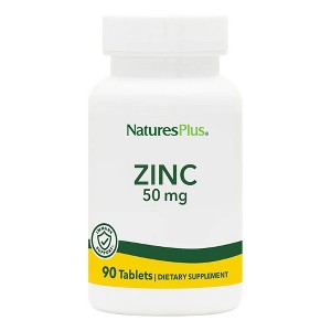 Zinc 50mg by Nature's Plus  -  90 Tablet - 1 of 3