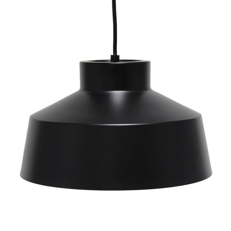 Farmhouse Pendant Ceiling Light Black - Elegant Designs, 4 of 10