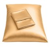 BLISSFORD Satin Pillowcase with Zipper, Satin Pillow Cases 2 Pack, Silk Pillow Cover - 2 of 4
