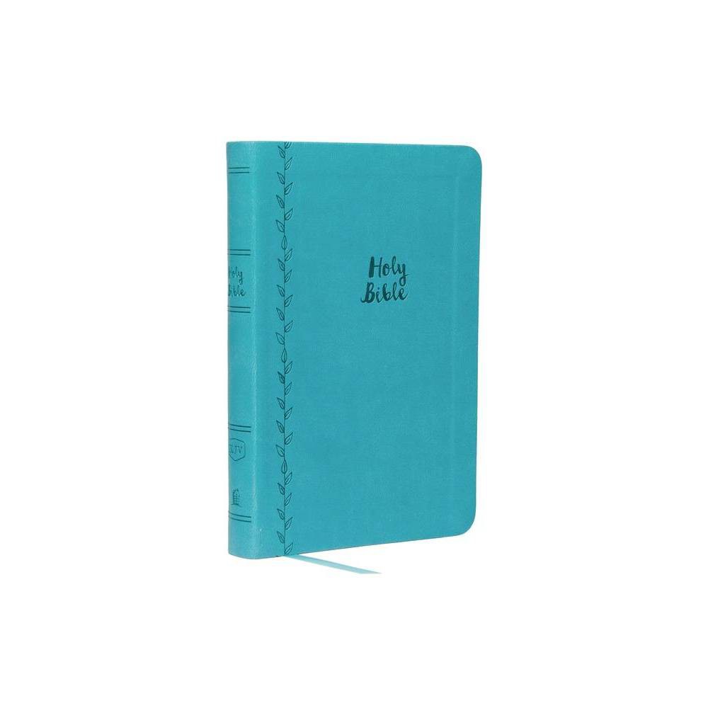 KJV, Thinline Bible, Large Print, Imitation Leather, Red Letter Edition - by Thomas Nelson (Leather Bound)