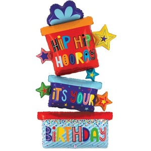 LoonBalloon 58 Inch Stacked Gift Birthday Special Delivery GiftsBalloon - Festive & Unique - 1 of 1