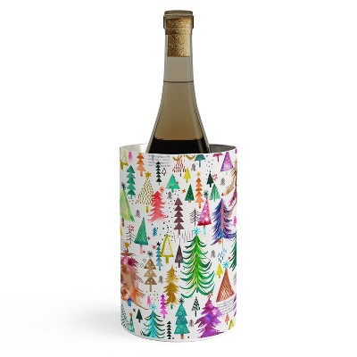 Ninola Design Christmas Trees Simply Modern Wine Chiller - Deny Designs