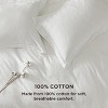 Cotton Duvet Cover Boho Textured Embroidery Jacquard Duvet Cover Set Soft and Breathable Bedding Set for All Seasons - 2 of 4