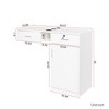 Salon Station, Wall Mount Styling Salon Stations, Minimalist Wall Mounted Barber Shampoo Station Storage Cabinet - 4 of 4