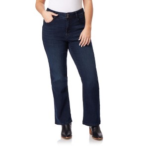 Angels Forever Young Women's Curvy Bootcut Mid-Rise Jeans Available in Standard and Plus Sizes - 1 of 3