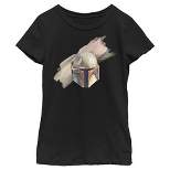 Girl's Star Wars: The Mandalorian Boba Fett Helmet T-Shirt