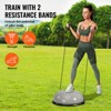 VEVOR Half Exercise Ball Trainer, 23 inch Balance Ball Trainer, 660lbs Capacity Stability Ball, Yoga Ball with Resistance Bands & Foot Pump - 4 of 4