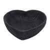 Sagebrook Home Set of 2 Carved Wood Bowls Wooden Nesting Heart Bowls for Table Decor and Display - 3 of 4