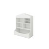 Kids Bookshelf Toy Storage Organizer Versatility Bookcase Toddlers Playhouse Cabinet Shelf For Playroom Nursery Kids Room - image 3 of 4