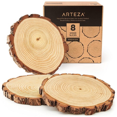 Wood Slices 12-13.5 Inch 2 Pcs Large Wood Slices for Centerpieces/Tabl –  WoodArtSupply