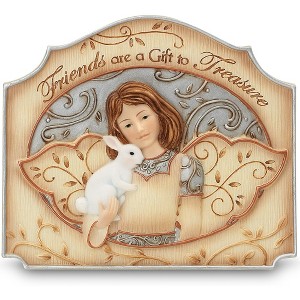Pavilion Gift Company - Friends - 3.5" x 4" Self-Standing Plaque - Wall Sign Panels - 1 of 3