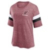 Nfl Arizona Cardinals Women's Blitz Marled Left Chest Short Sleeve T-shirt  - Xxl : Target