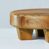 Round Footed Wood Serving Stand - Hearth & Hand™ with Magnolia - 4 of 4