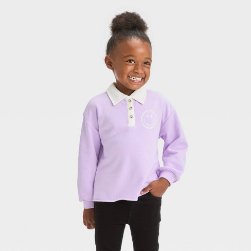 Toddler boy 2024 purple polo shirt