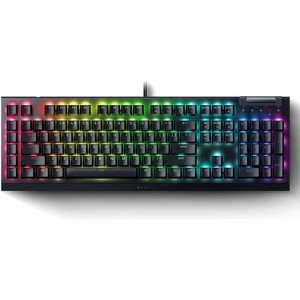 Razer RZ03-04701900-R3U1 BlackWidow V4 X Yellow Switch Mechanical Gaming Keyboard with Chroma RGB Black Certified Refurbished - 1 of 2