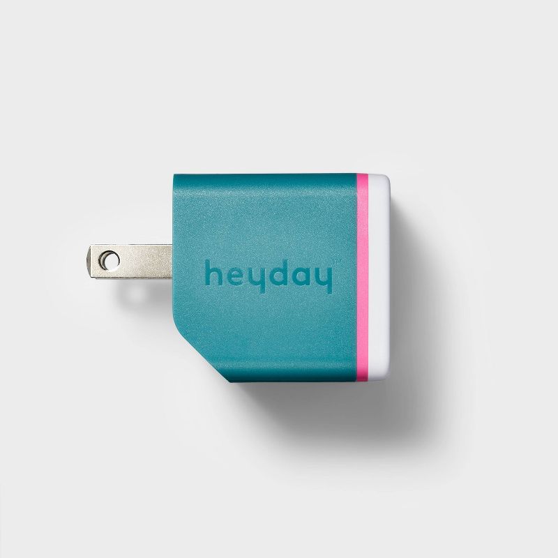2-Port 20W USB-A and USB-C Wall Charger - heyday™, 3 of 5
