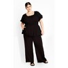 CITY CHIC | Women's Plus Size  Suzy Top - black - 18W - 2 of 4