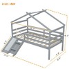 Outdoor Storage Shed, Wooden Tool Storage Shed With Lockable Double Door, Detachable Shelves And Tilted Roof For Outdoor Backyard Garden - 3 of 4