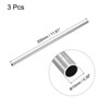 Unique Bargains 304 Stainless Steel Corrosion Resistant Round Industry Tube 3 Pcs - 2 of 4
