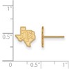 Black Bow Jewelry 14k Yellow Gold Texas A&M Aggies NCAA Post Earrings - 2 of 3