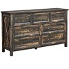NicBex Farmhouse 8 Drawers Dresser Wood Rustic Wide Chset of Drawers Closet Organizers and Storage for Bedroom, Living Room, Hallway - 2 of 4