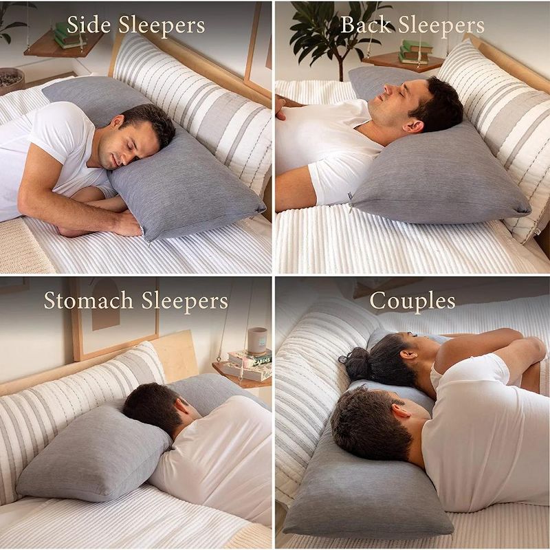 Pharmedoc Pregnancy Pillows, Shredded Memory Foam, Maternity Pillow for Sleeping, 5 of 8