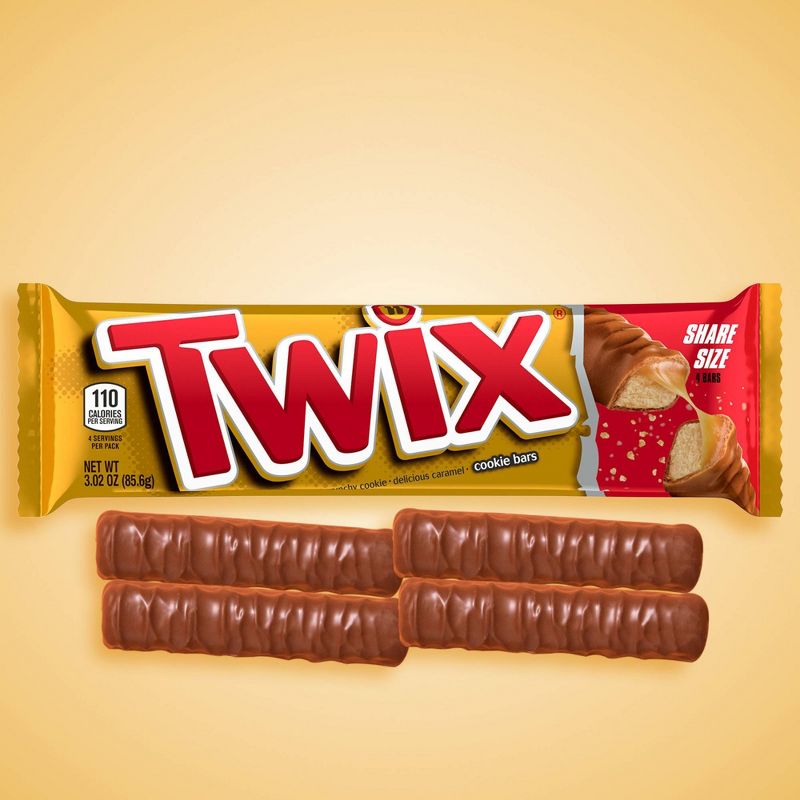 Twix Sharing Size Chocolate Candy Bars - 3.02oz, 3 of 10