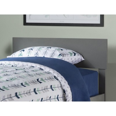 AFI Furnishings Orlando Twin Headboard with Turbo Charger in Grey