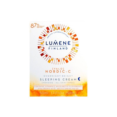 lumene valo nordic c sleeping cream