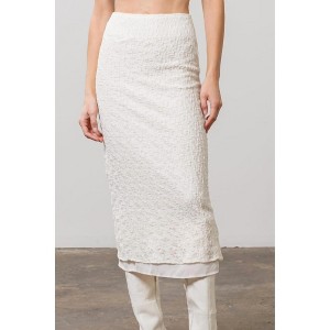 Women's Evie Slim Skirt - MOON RIVER - 1 of 2