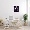 Stupell Industries Billie Eilish Modern Abstract Geometric Portrait Famous Figure Black Framed Giclee Art - 2 of 4
