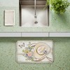 Stupell Industries Shabby Chic Floral Cowboy Hat Printed Anti-Fatigue Floor Mat, design by Susan Winget, 30"x18" - 2 of 4