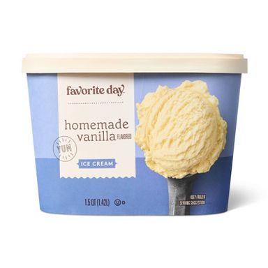 Homemade Vanilla Ice Cream - 48oz - Favorite Day™