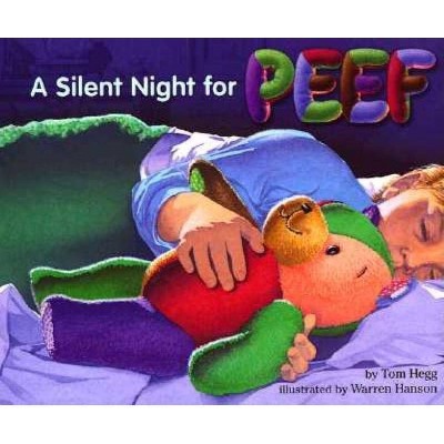 A Silent Night for Peef - (Peef the Bear) by  Tom Hegg (Hardcover)