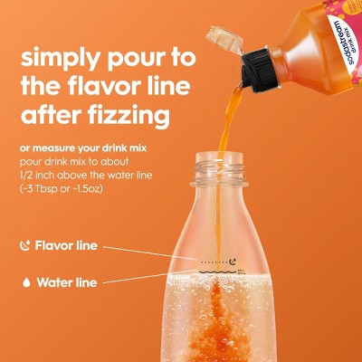 SodaStream 4pk 14.9 fl oz Burst Peach Mango Drink Mix