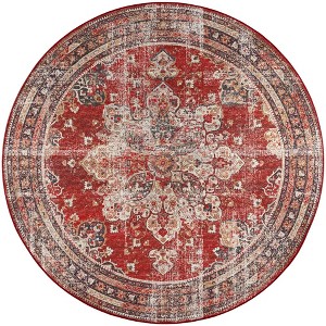 Dalyn Jericho JC6 Garnet Area Rug - 4' x 4' Round - 1 of 3