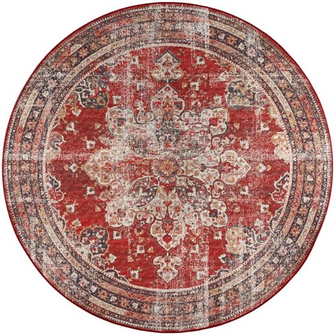 Dalyn Jericho JC6 Garnet Area Rug - 8' x 8' Round - image 1 of 3