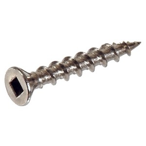 Hillman No. 8 X 1-1/4 in. L Square Flat Head Deck Screws 25 pk - 1 of 1