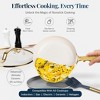 Gotham Steel Modern 15 Piece Ceramic Nonstick Pots and Pans Cookware Set with Utensils - 3 of 4
